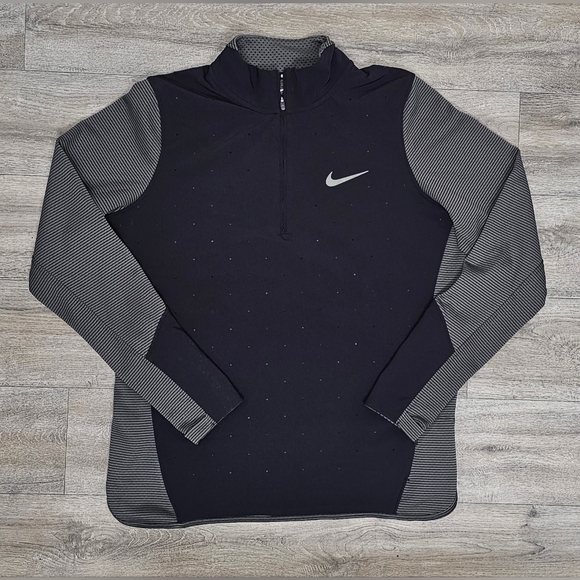 Women's Nike AeroReact Hybrid 1/2 Zip Running Jacket Pullover-Size XL - Picture 5 of 7